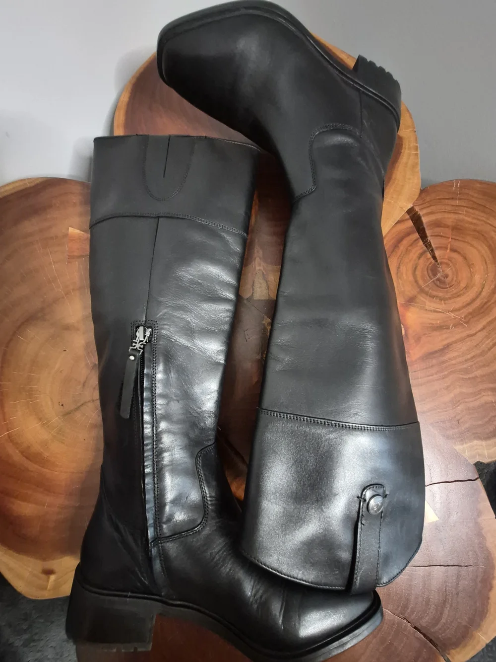 Sam Edelman Drina Riding Boots Black - 7